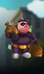 Gangsta Piggy: Hold and Win